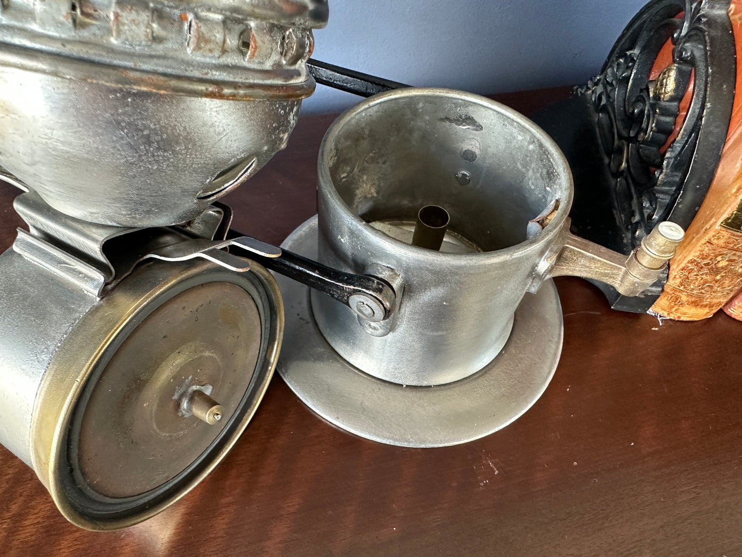 Premier Lamp and Engineering Co "Crestella" Carbide Railway Lantern