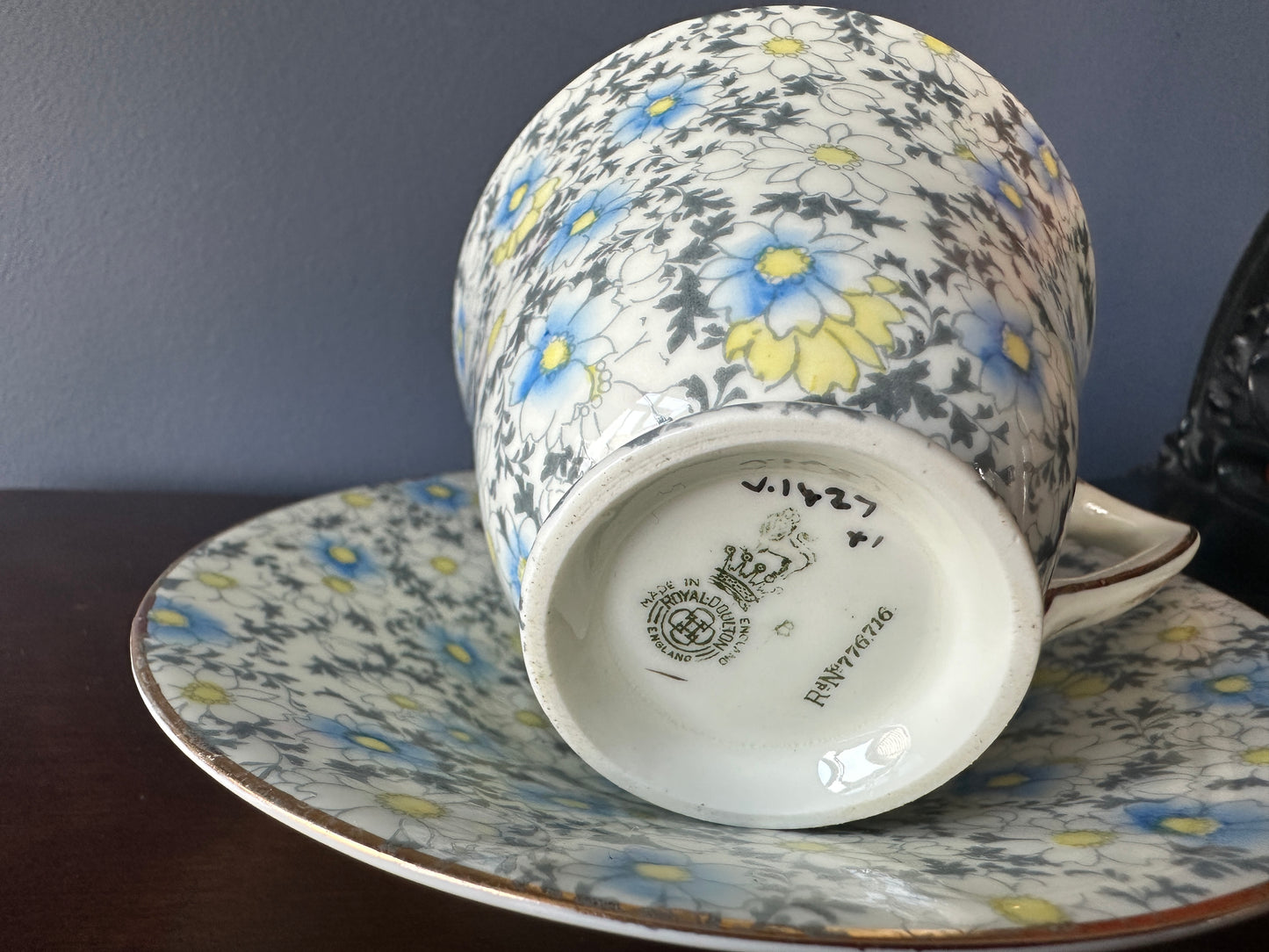 Royal Doulton Art Deco Teacup and Saucer