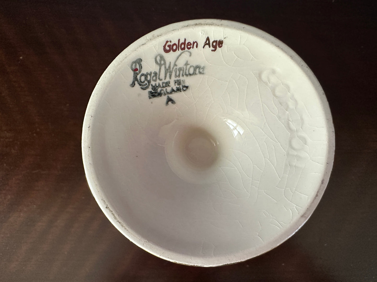 Royal Winton Grimwades "Golden Age" Gordon Candy Dish With Lid