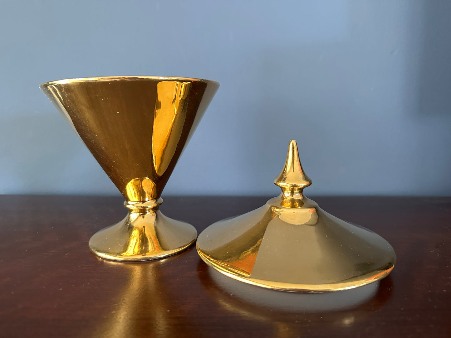 Royal Winton Grimwades "Golden Age" Gordon Candy Dish With Lid