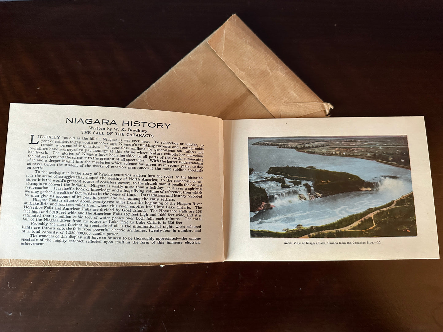 1940's Souvenir View Book of Niagara Falls Ontario Canada