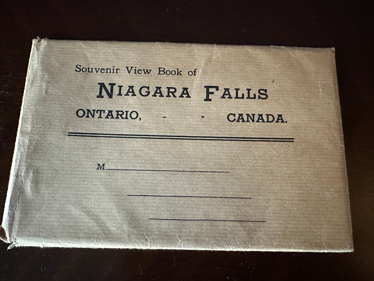 1940's Souvenir View Book of Niagara Falls Ontario Canada