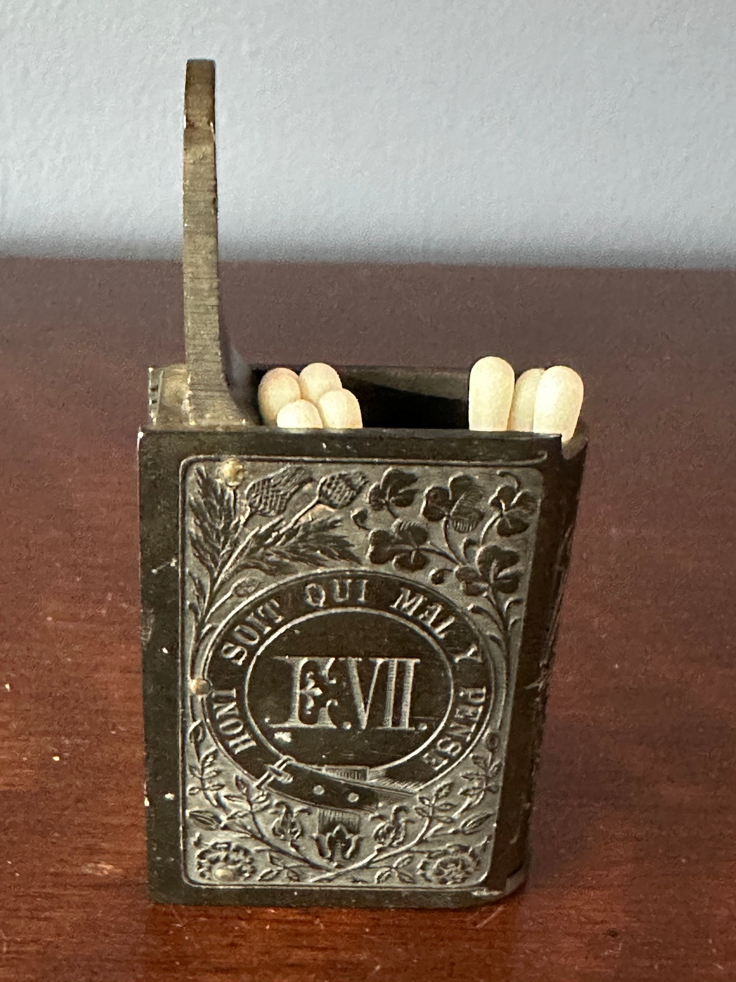 Vulcanite Match Safe / Vesta Case