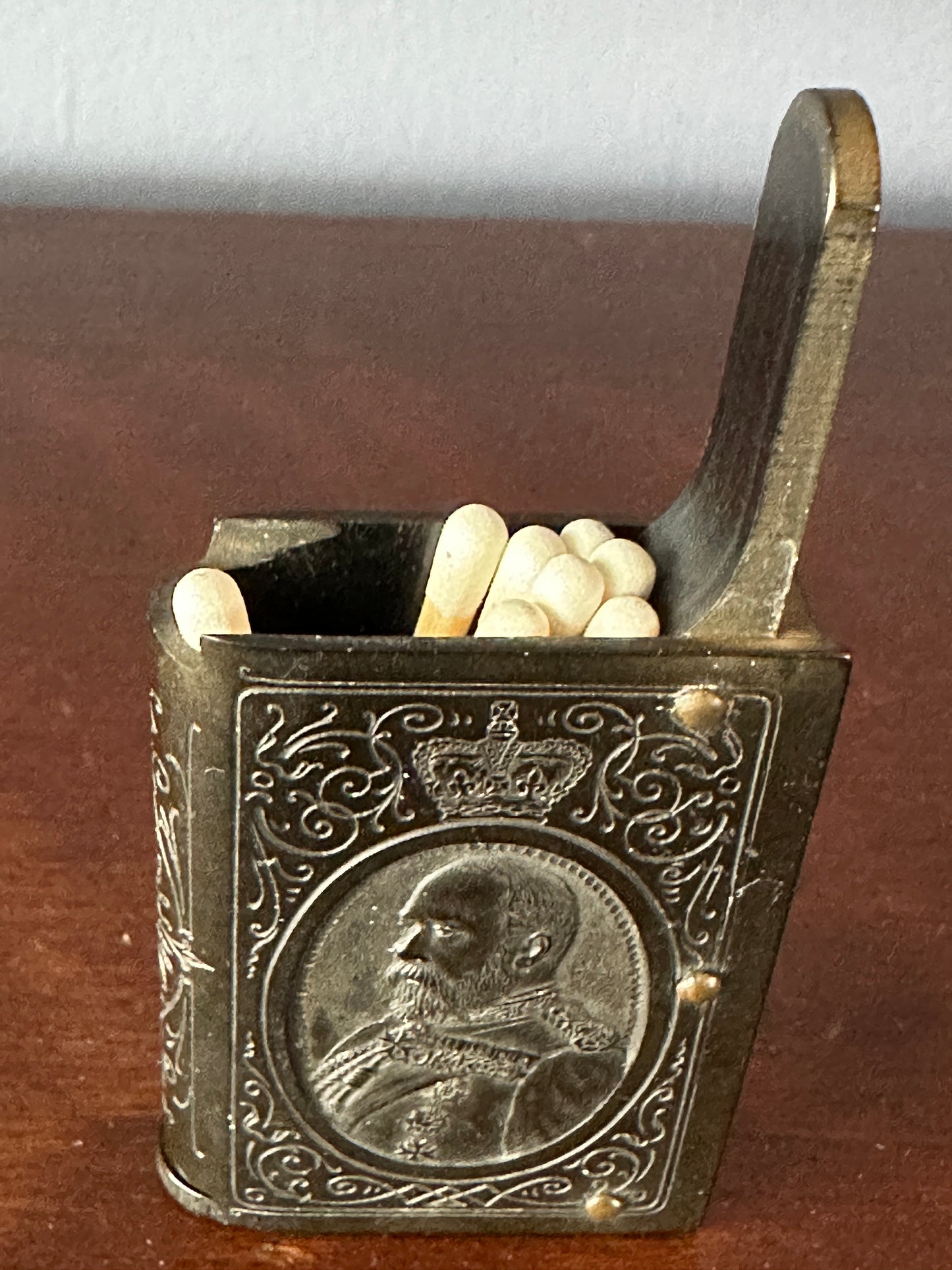 Vulcanite Match Safe / Vesta Case