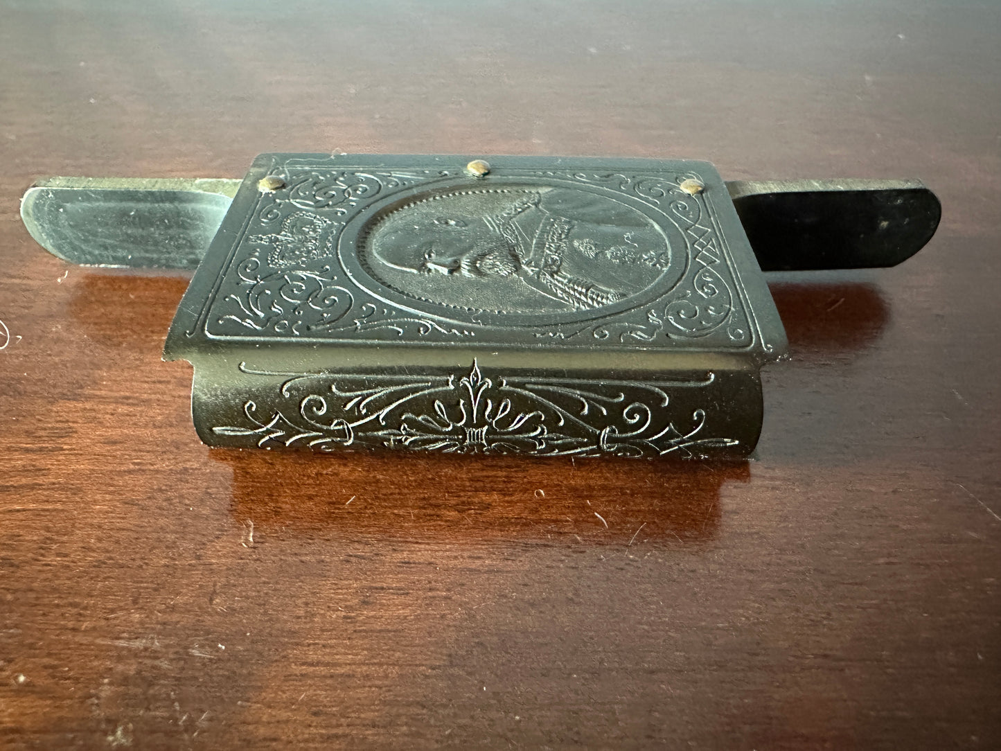 Vulcanite Match Safe / Vesta Case