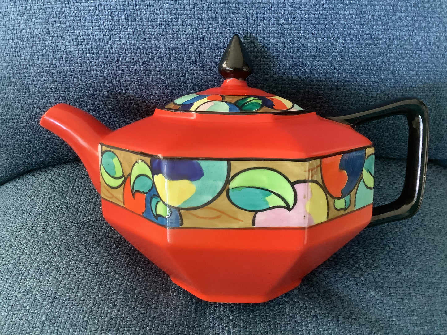 Bursley Ware Teapot and Under Plate