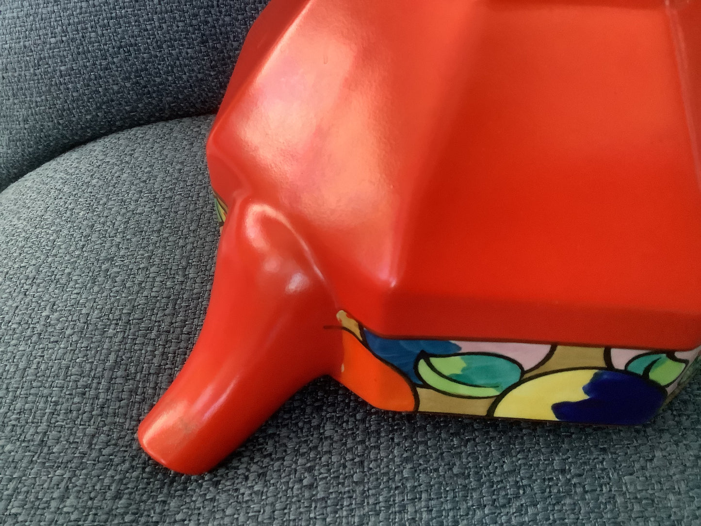 Bursley Ware Teapot and Under Plate