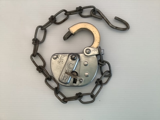 CNR Vintage Working Padlock and Key