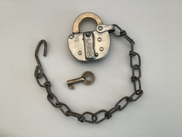 CNR Vintage Working Padlock and Key
