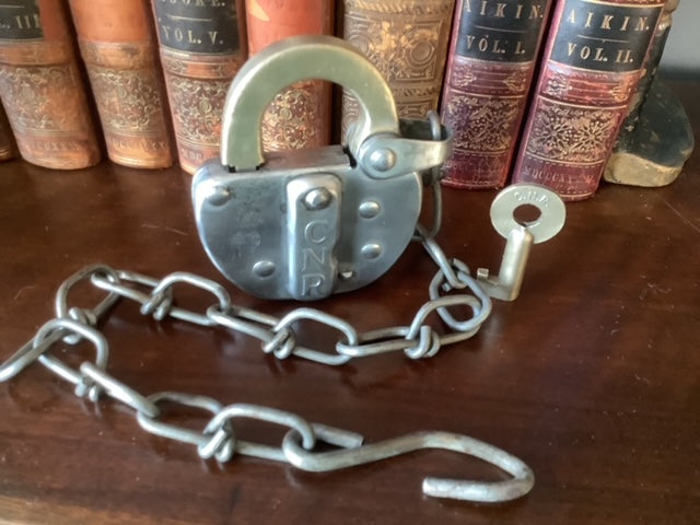 CNR Vintage Working Padlock and Key