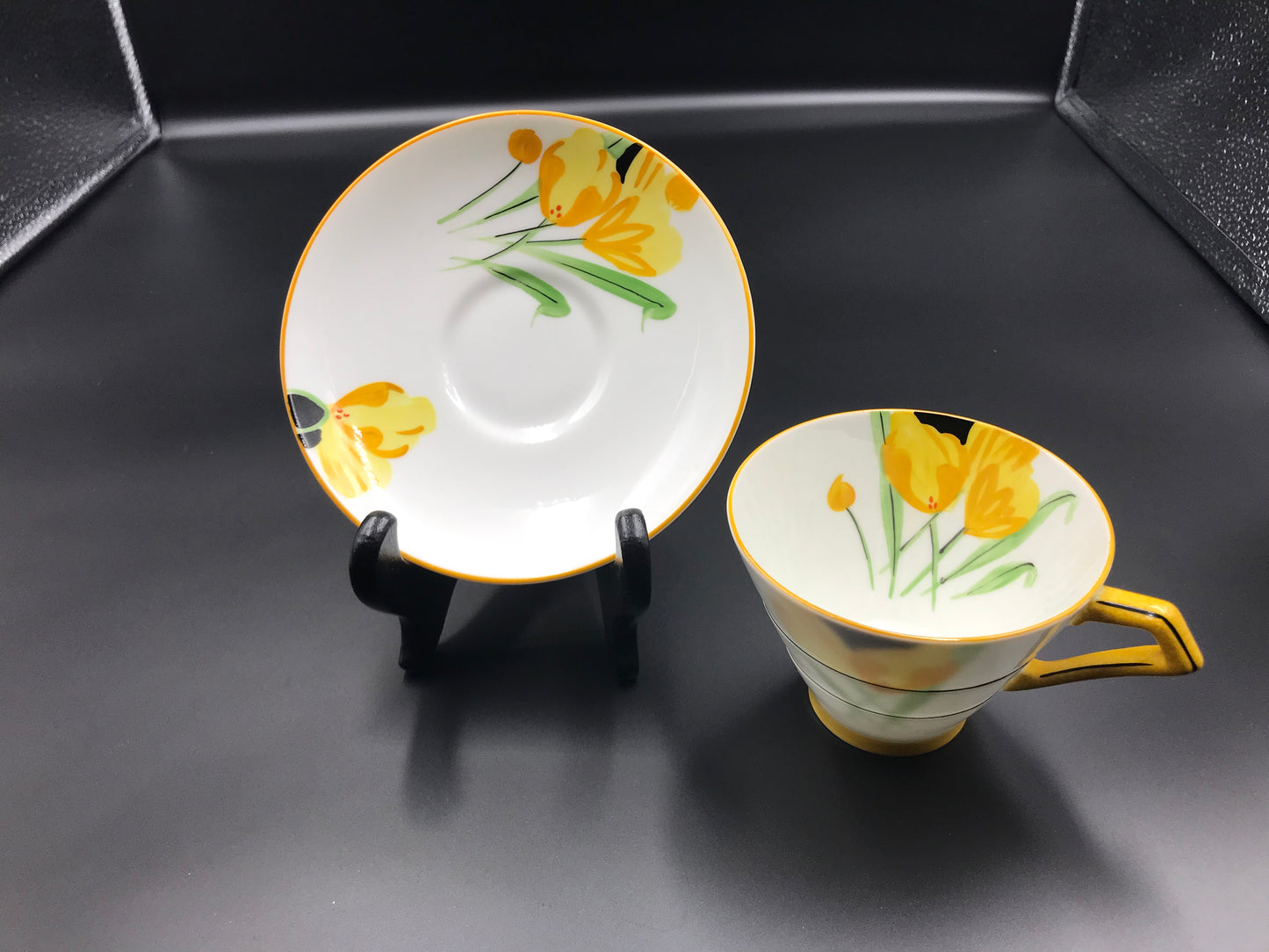 Royal Paragon Art Deco Teacup and Saucer