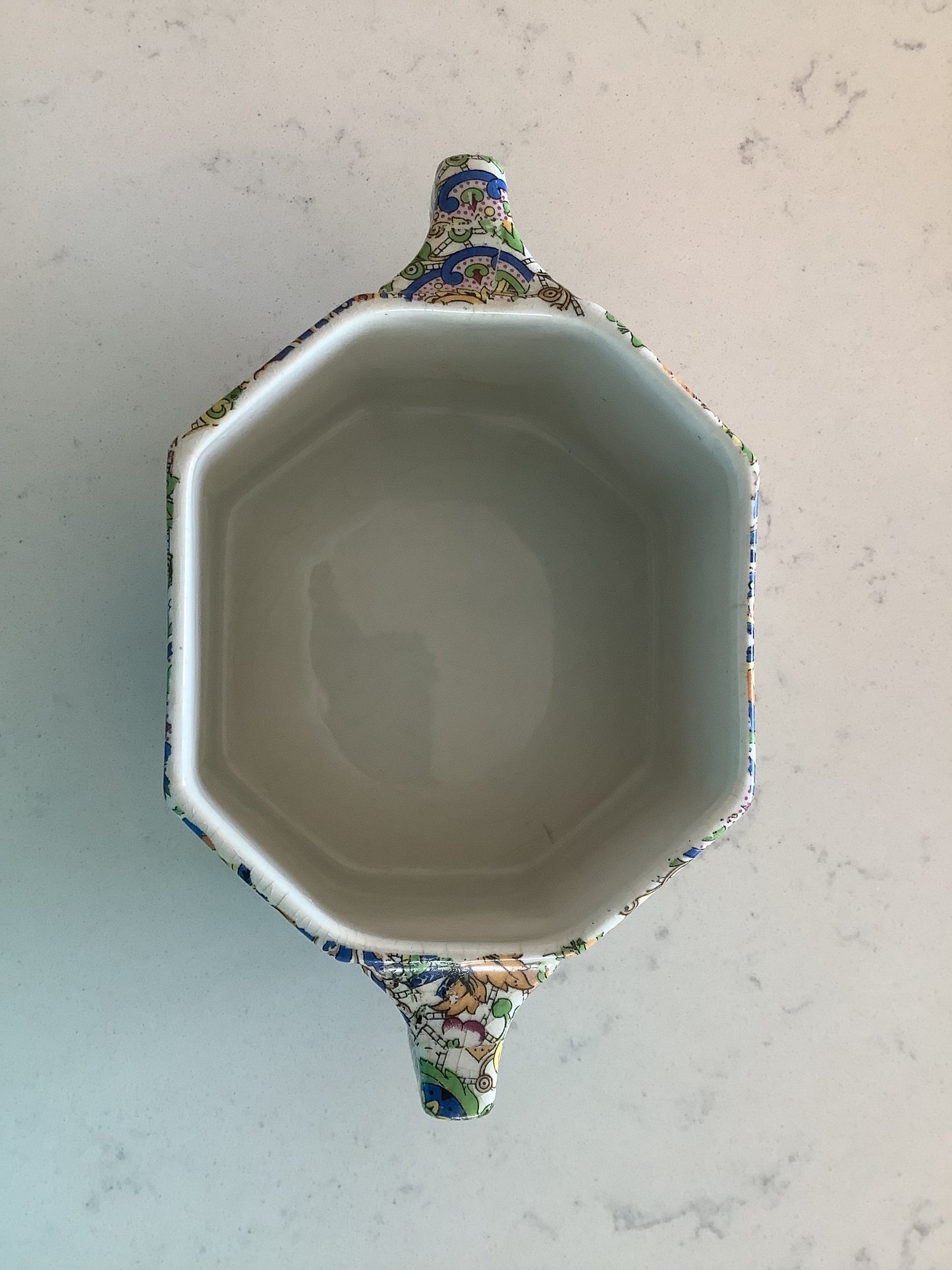 Royal Winton Grimwades Blue Paisley Ivory Pattern Tea Set