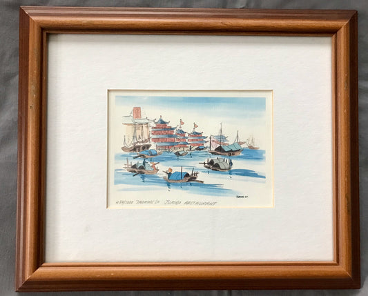 Thomas Lo, Four Scenes From Hong Kong, Limited Edition and Signed Lithographs.