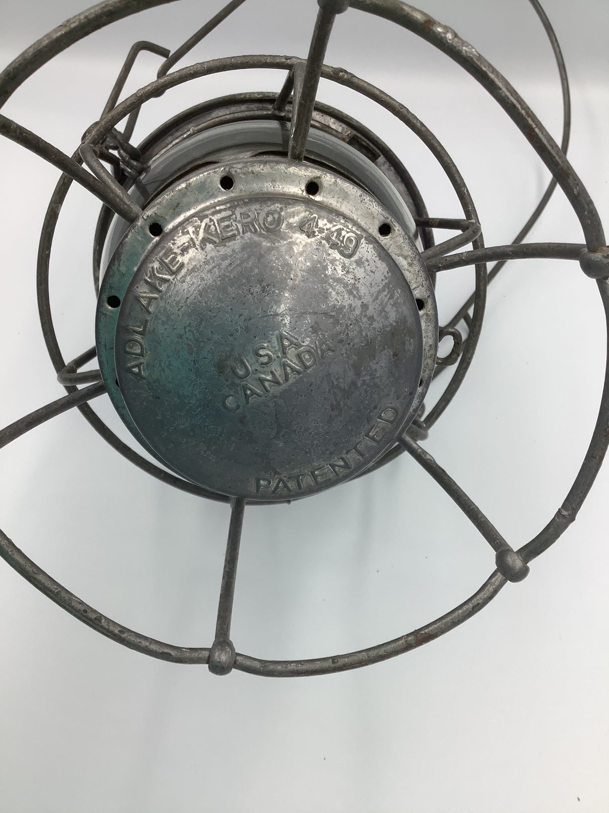 A piece of Canadian history! This Hiram Piper Railway lantern was made in 1949 by the Hiram L. Piper Co. Ltd. and has a lovely smooth round amber globe. Interestingly, although the globe is marked, the lantern is not marked with a railway.