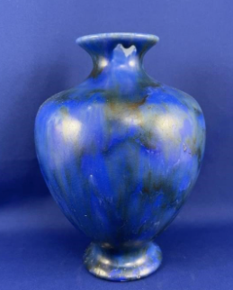 Clews & Co Blue Green Chameleonware Tunstall Vase