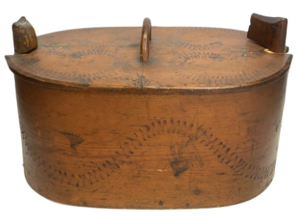 Antique 19th Century Scandinavian Tine Box