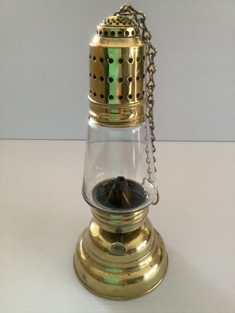 Brass Skaters Lamp