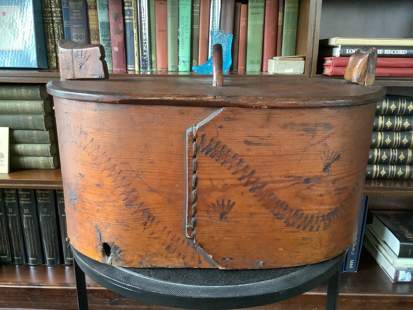 Antique 19th Century Scandinavian Tine Box