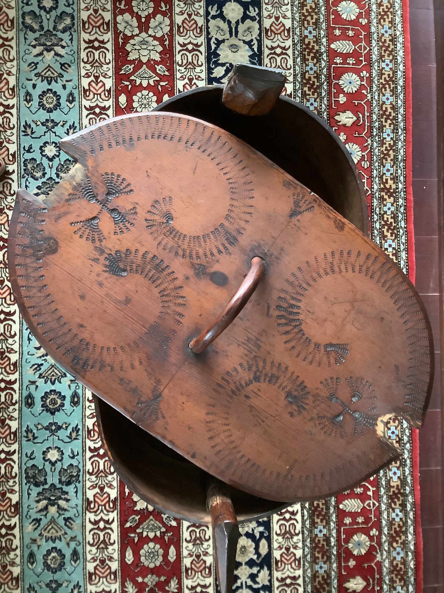 Antique 19th Century Scandinavian Tine Box