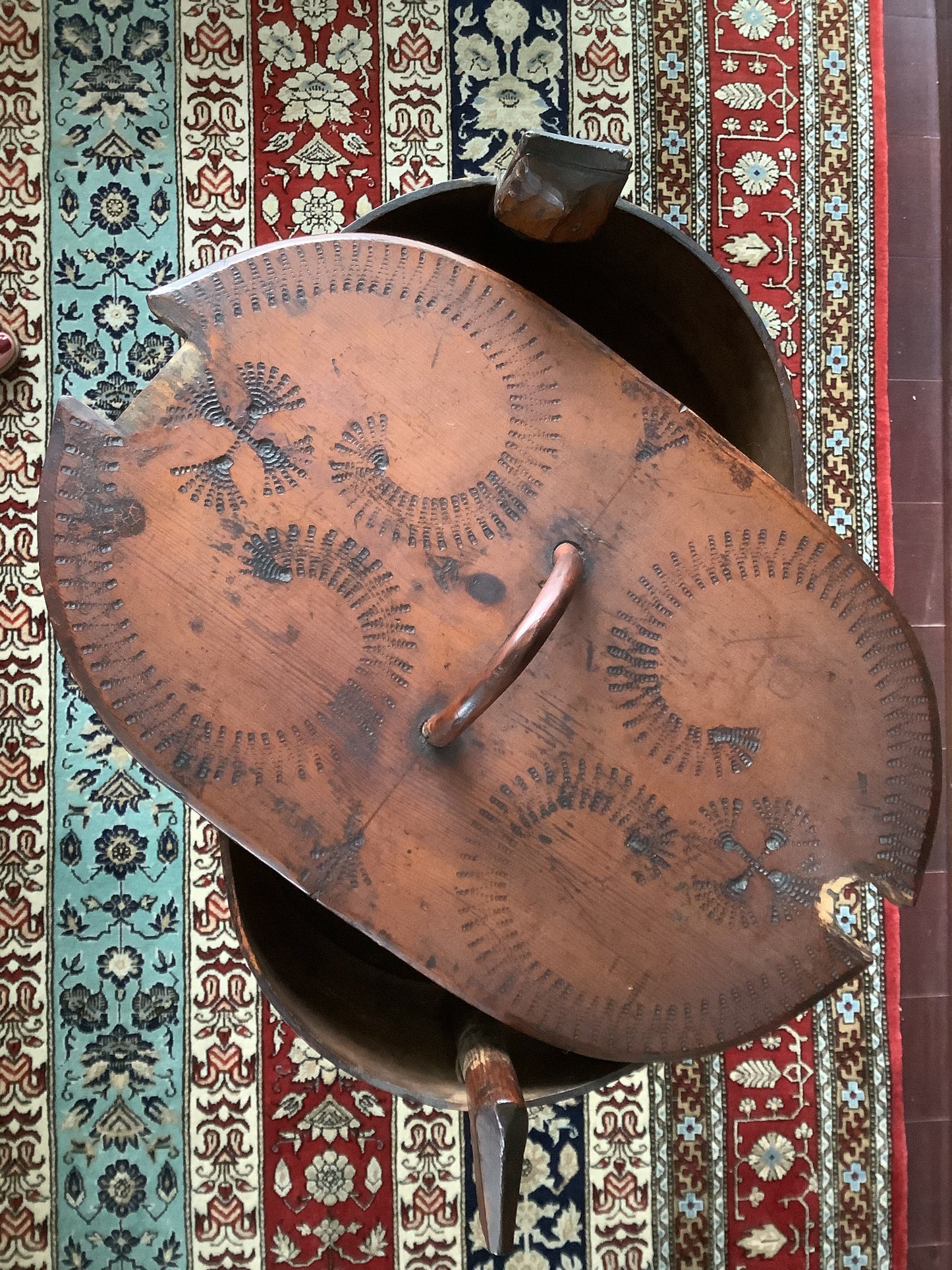Antique 19th Century Scandinavian Tine Box
