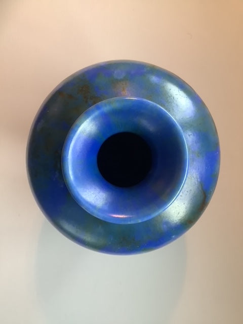 Clews & Co Blue Green Chameleonware Tunstall Vase