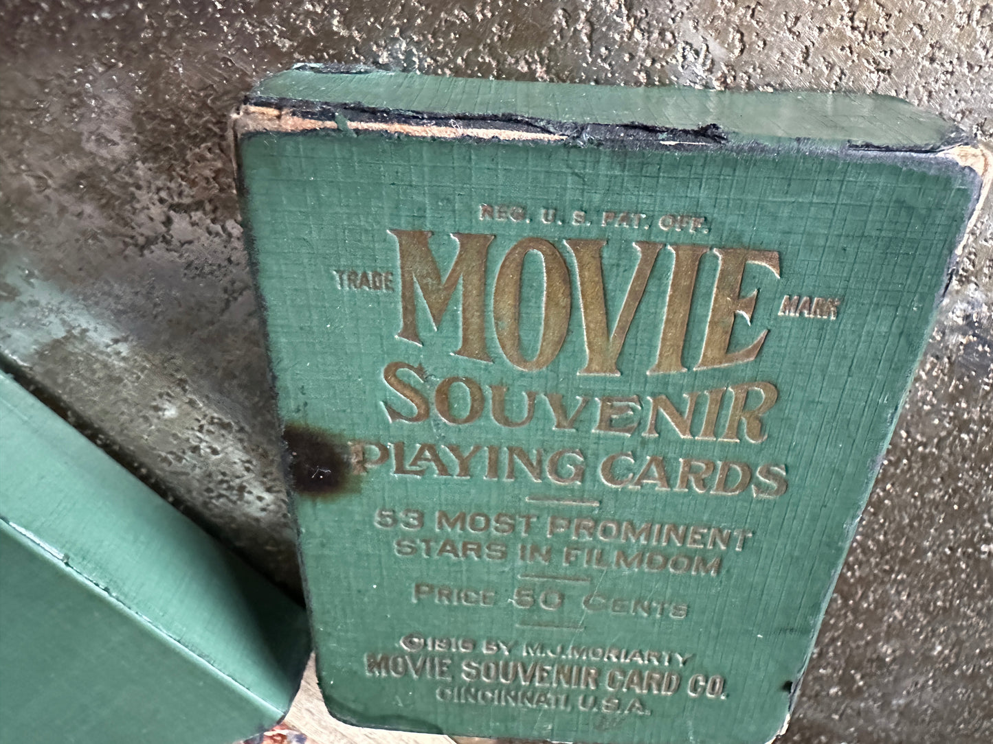Movie Souvenir Playing Cards - 1916