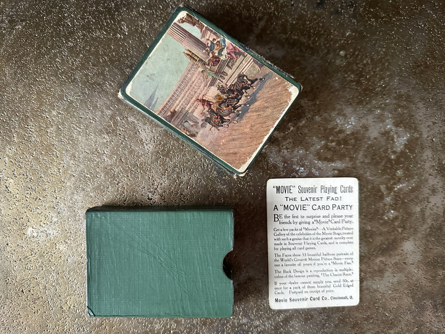 Movie Souvenir Playing Cards - 1916