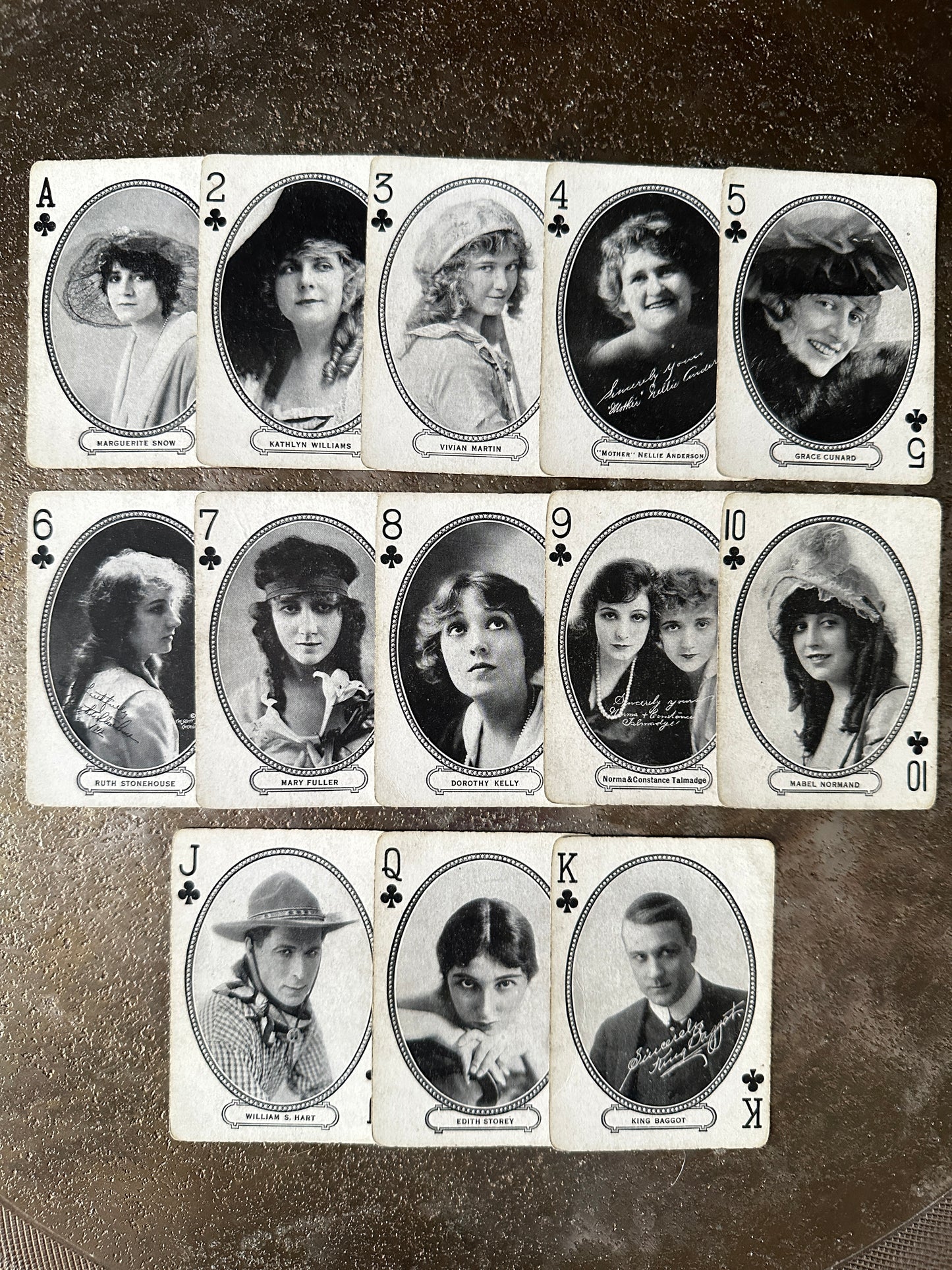 Movie Souvenir Playing Cards - 1916