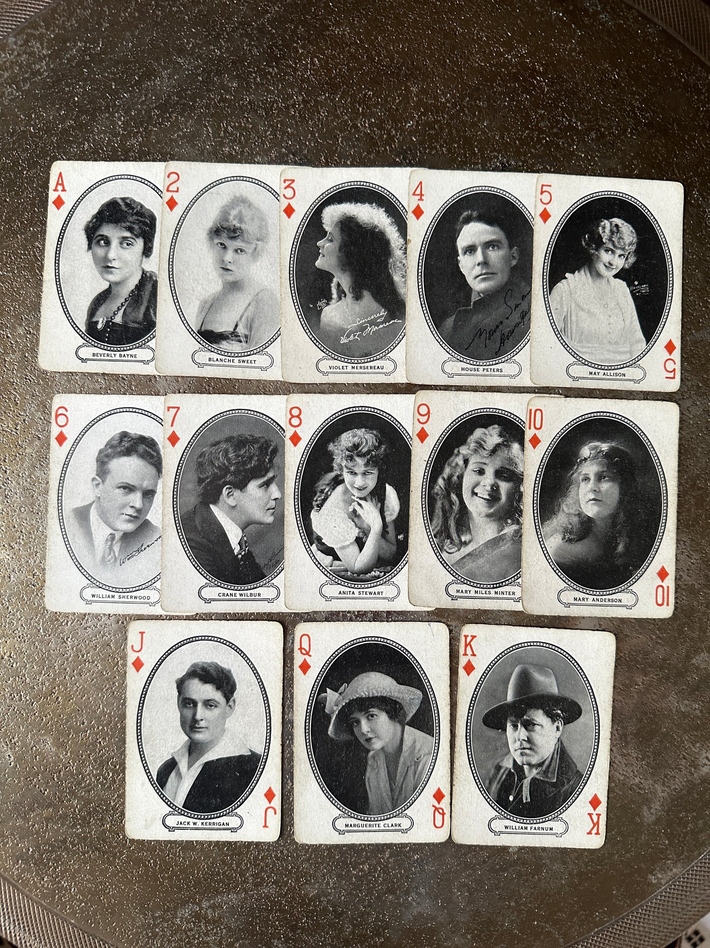 Movie Souvenir Playing Cards - 1916