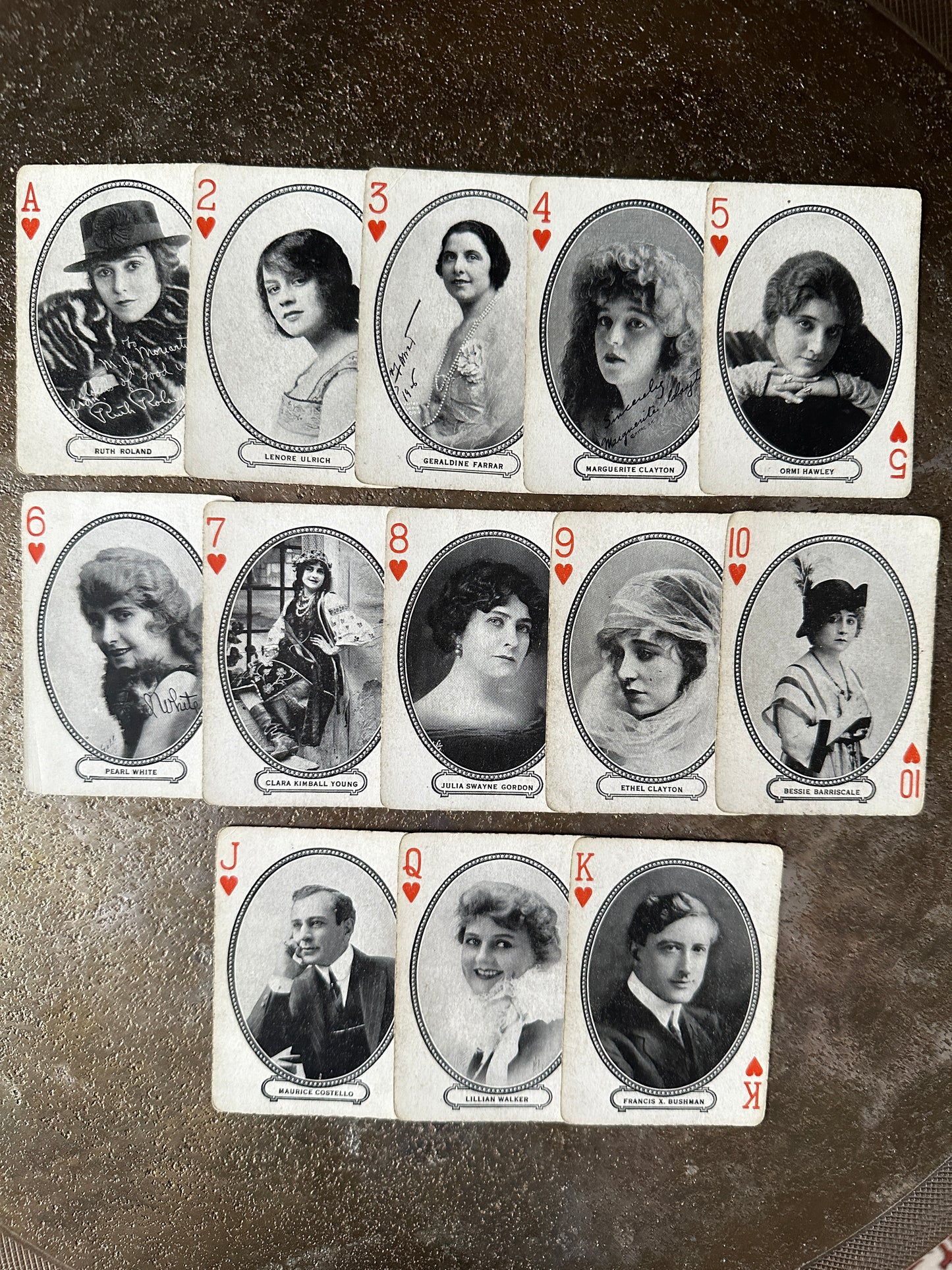 Movie Souvenir Playing Cards - 1916