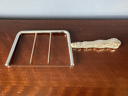 Sterling Handle Cake / Cheese Slicer (Birks)