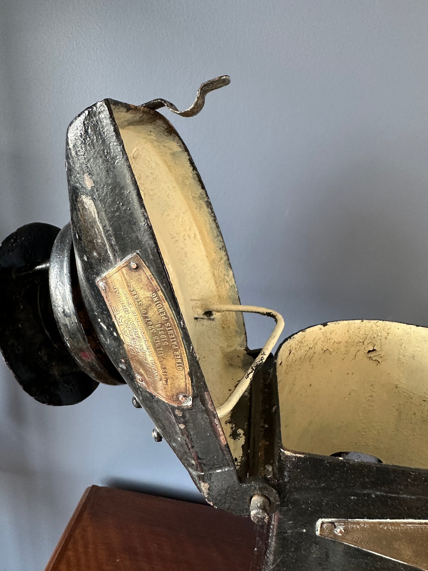 British LMS Railway Adlake No. 22 Signal Lamp