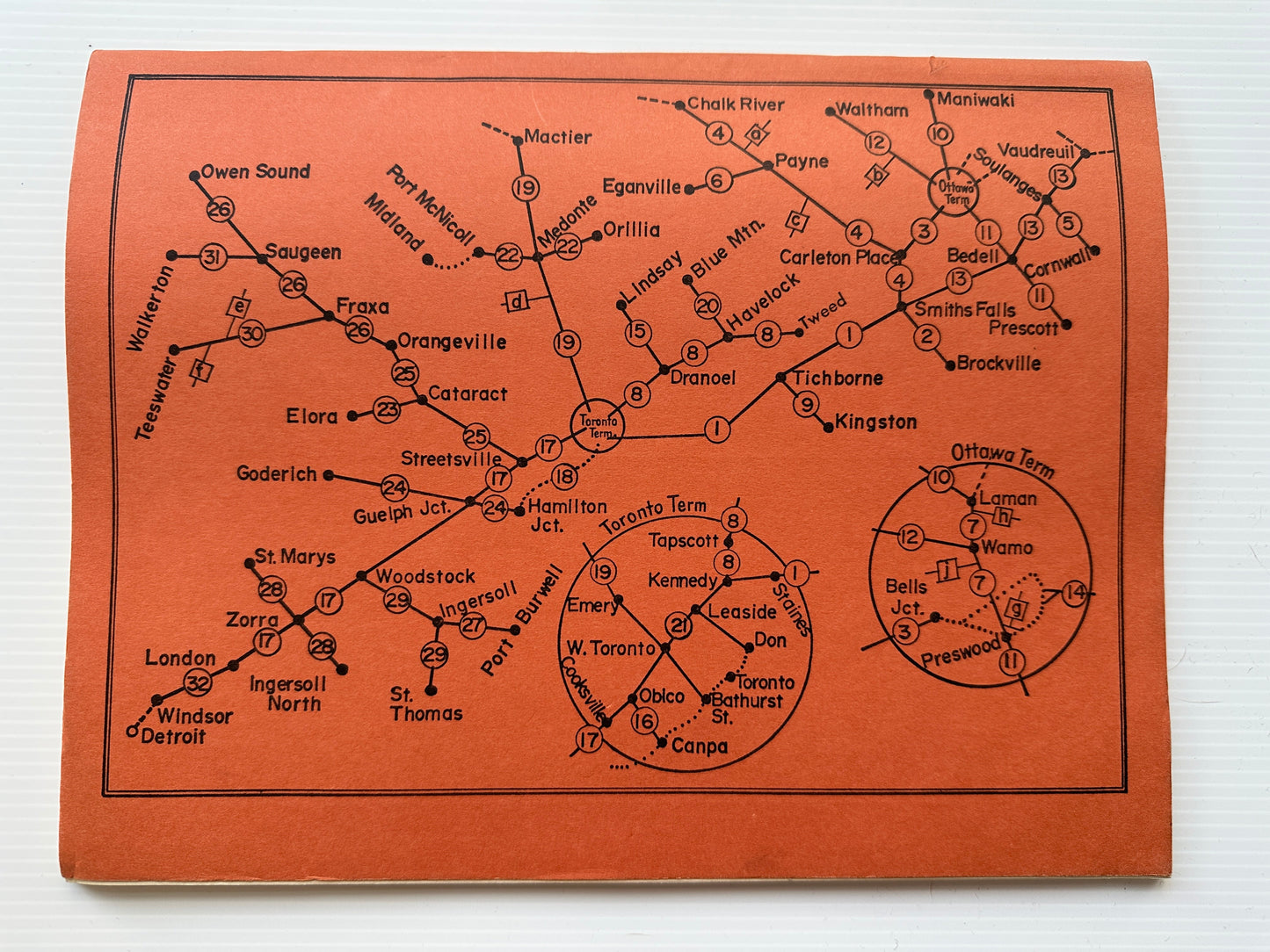 Canadian Pacific Railway (CPR) Employees' Operating Timetable - Eastern Region - Smiths Falls, Toronto and London Divisions - April 28, 1974, #43