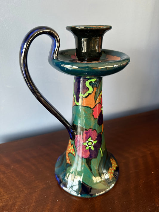 Canning Pottery Co "Decoro" Candlestick Holder