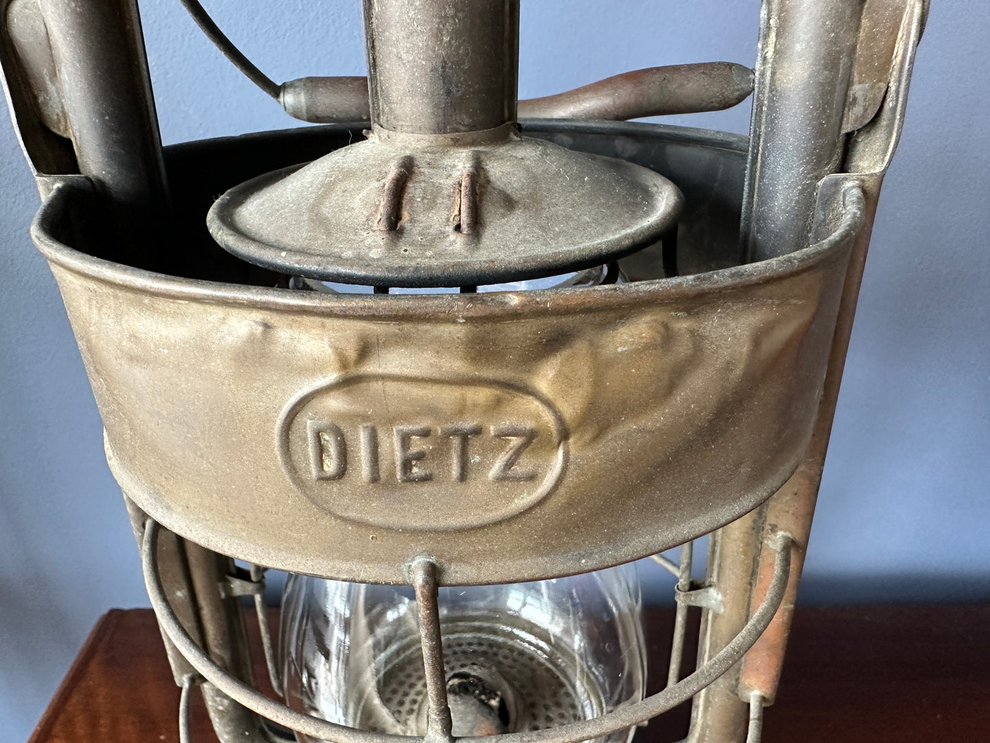 Dietz King Fire Dept Hot Blast Tubular Oil Lantern