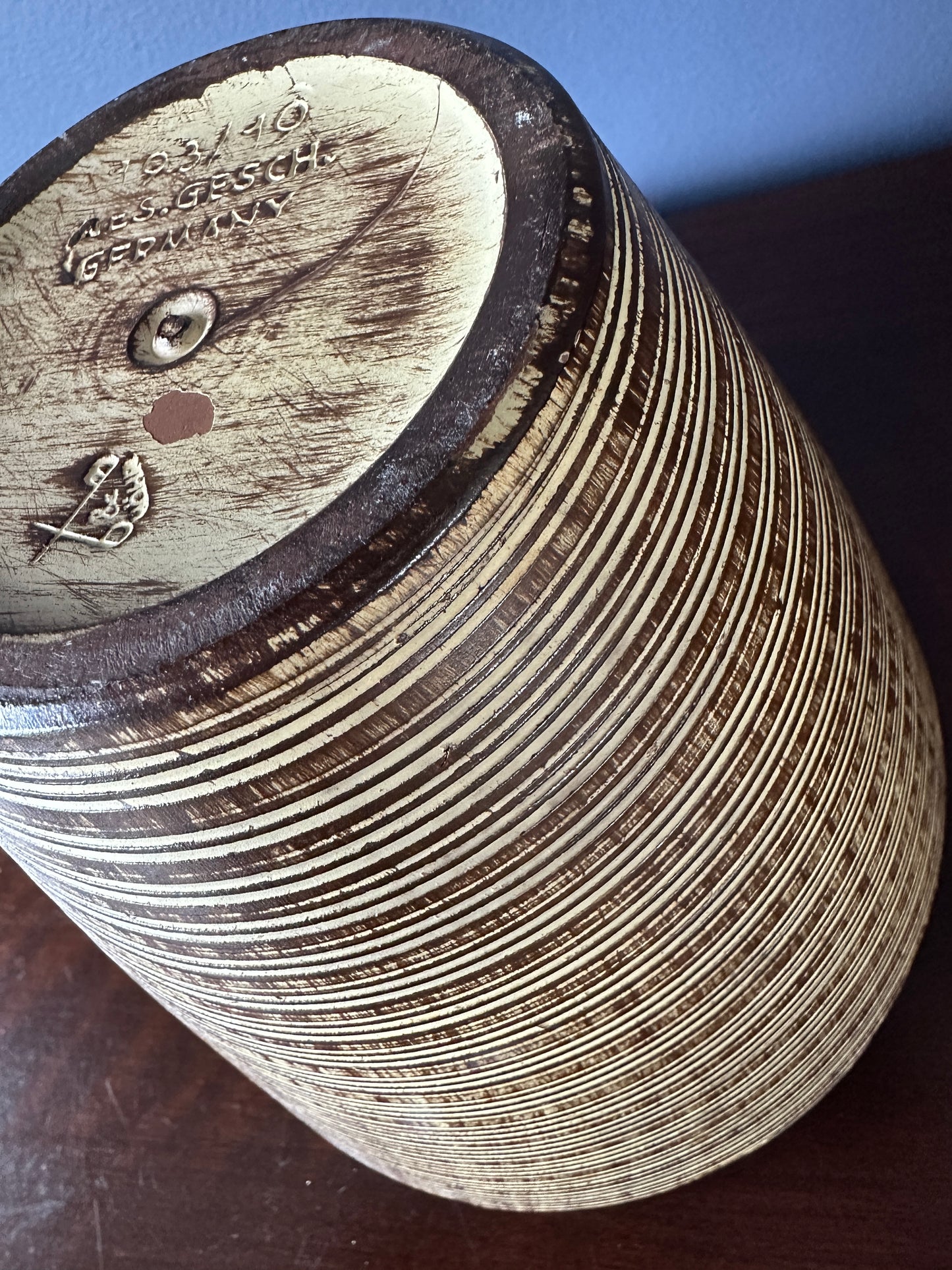 Dümler & Breiden West German Etched Pot 93/19