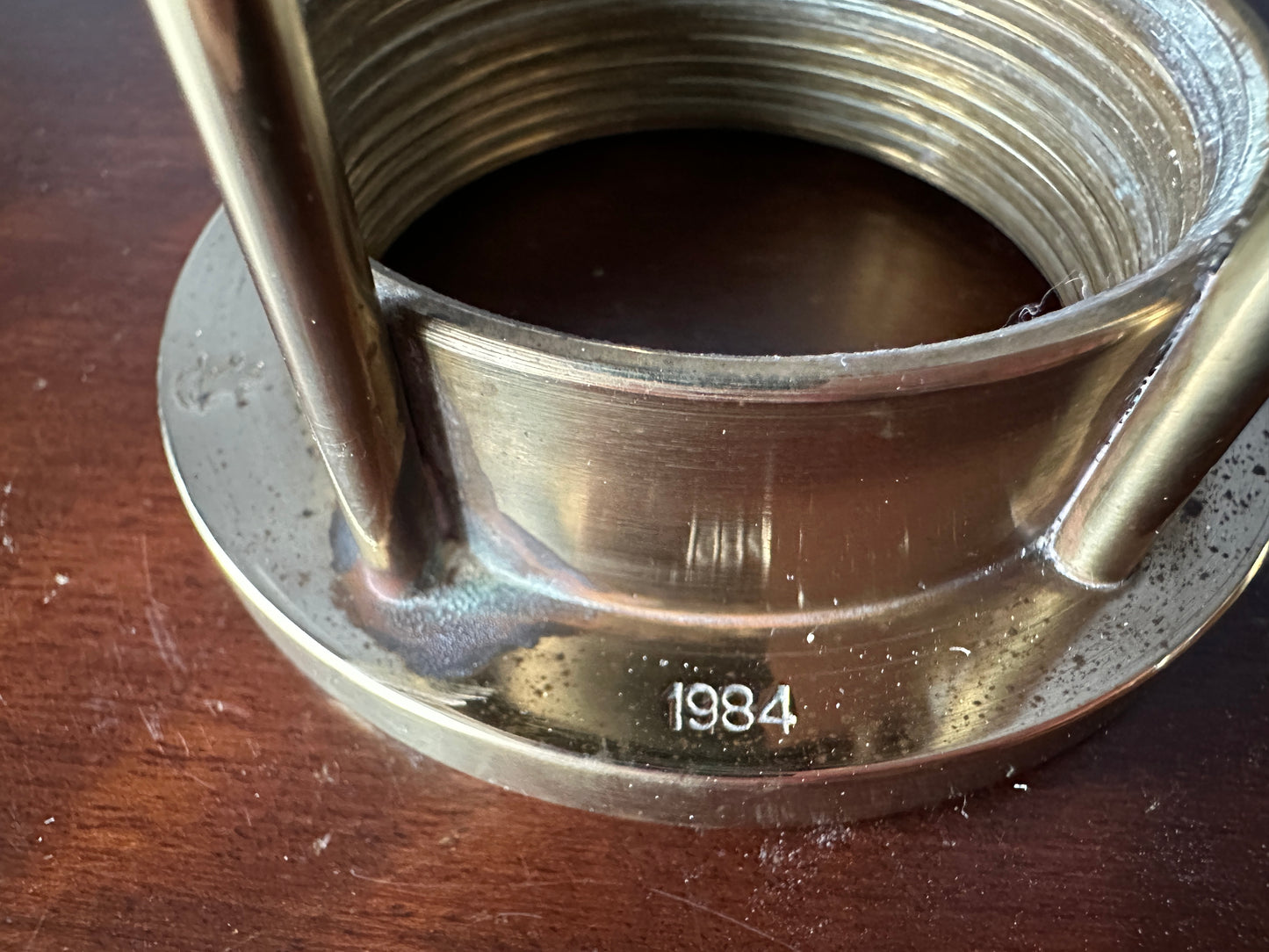 E. Thomas & Williams Brass Miners Lamp