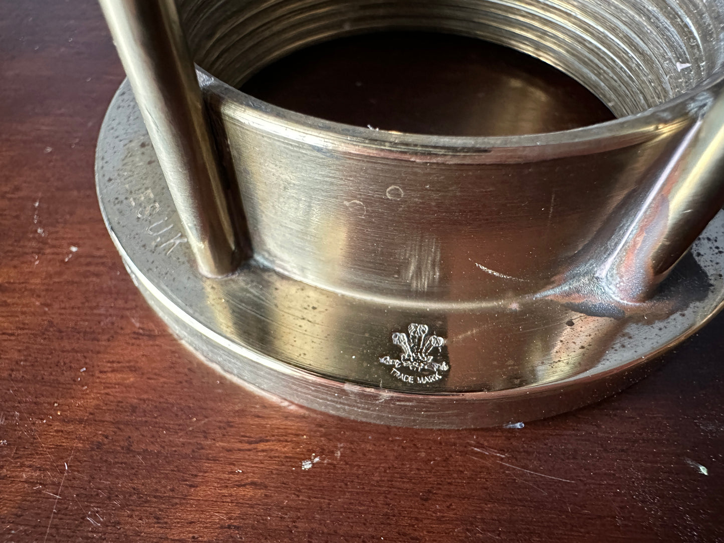 E. Thomas & Williams Brass Miners Lamp