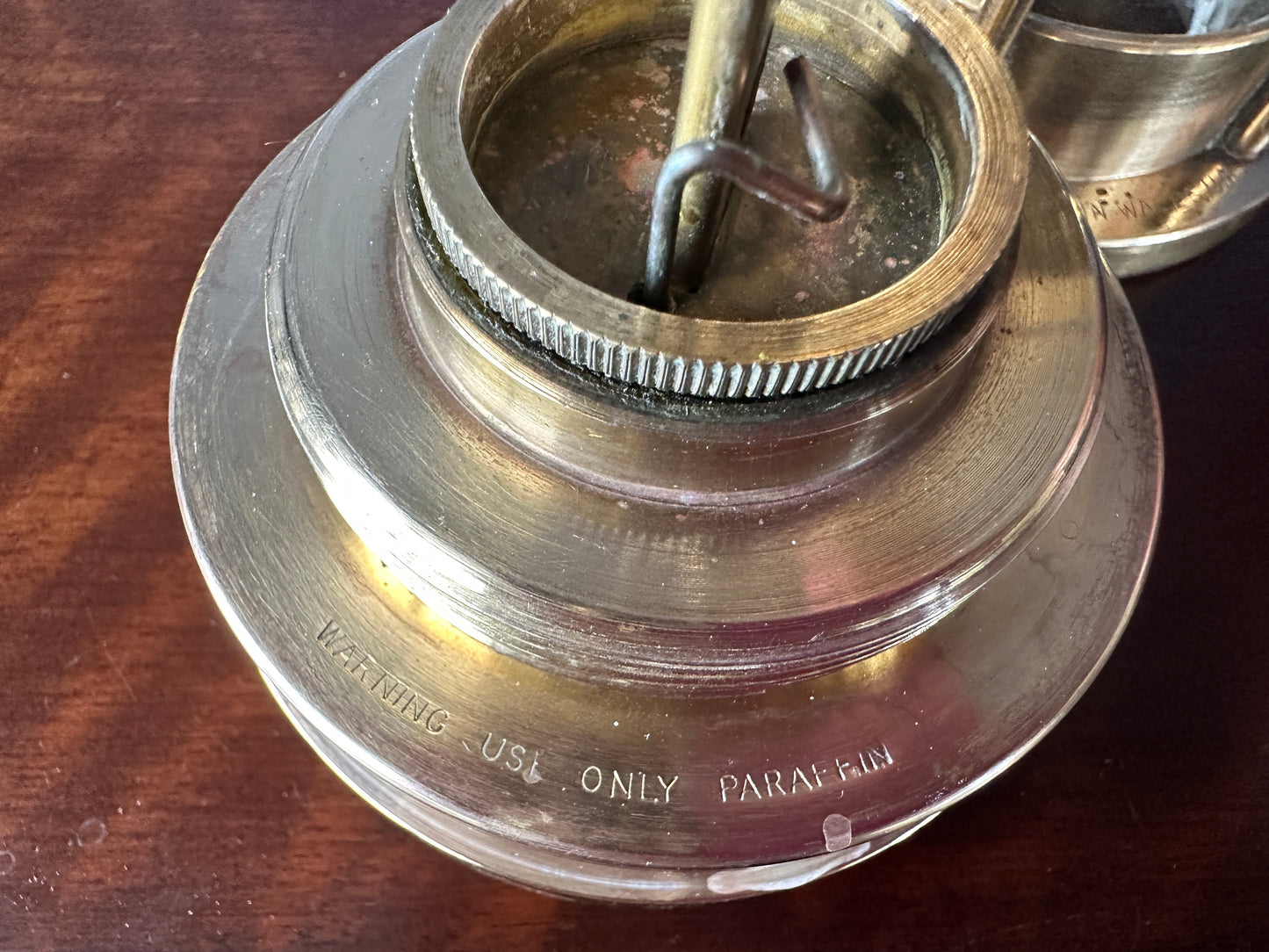 E. Thomas & Williams Brass Miners Lamp