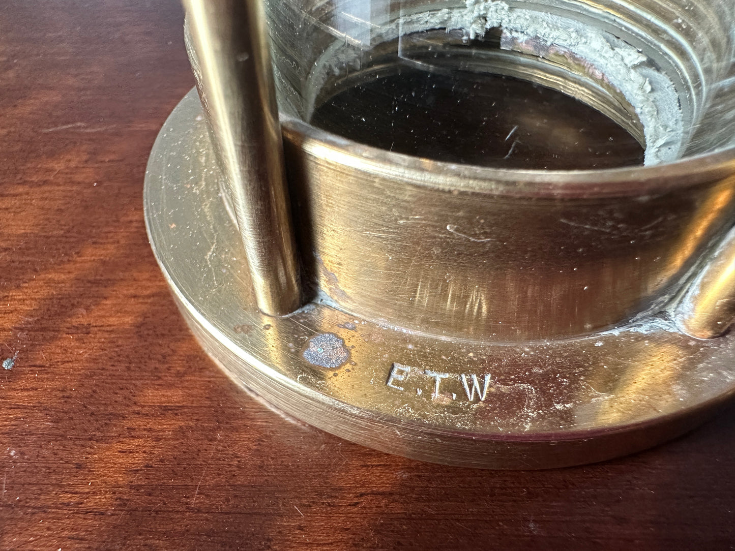 E. Thomas & Williams Brass Miners Lamp