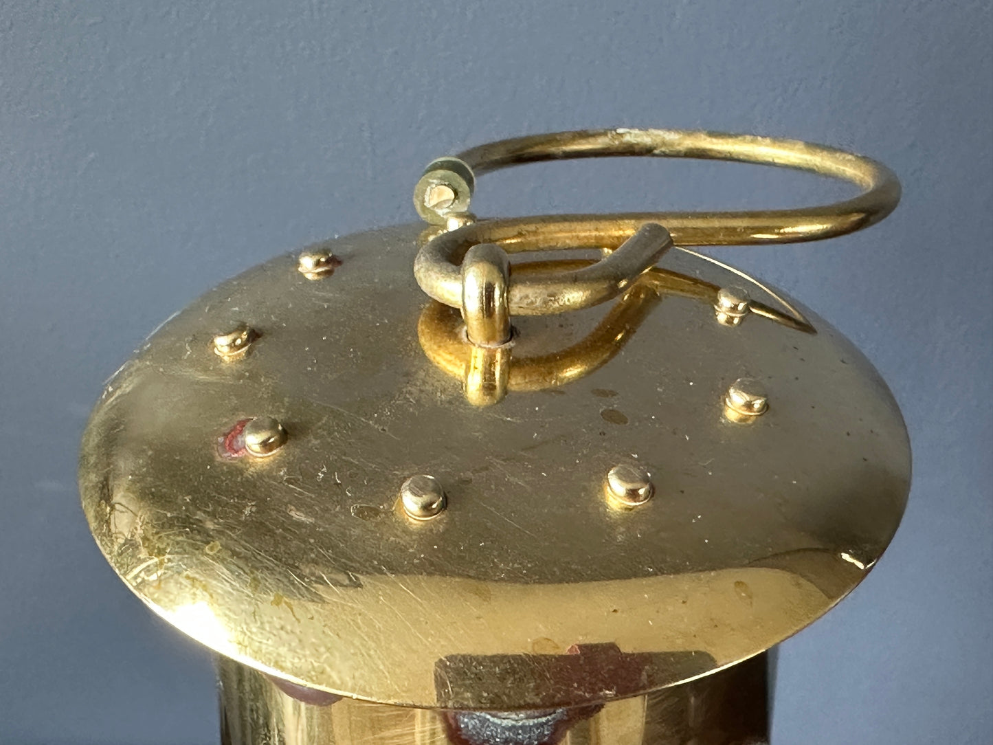 E. Thomas & Williams Brass Miners Lamp