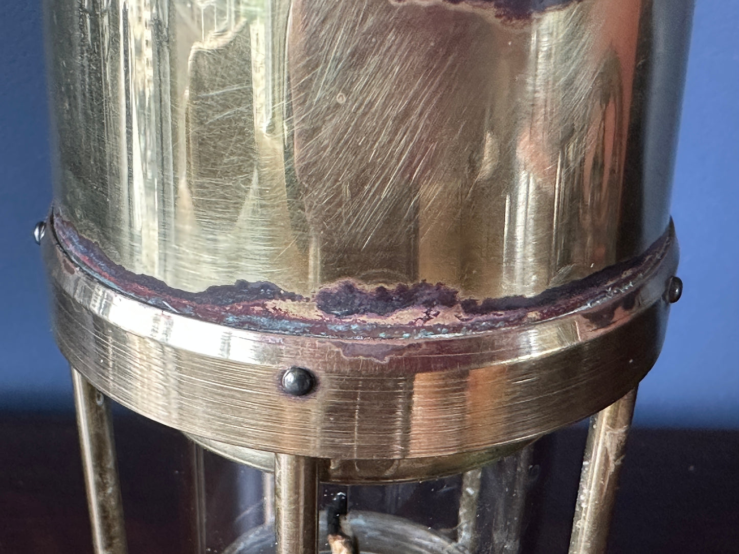 E. Thomas & Williams Brass Miners Lamp