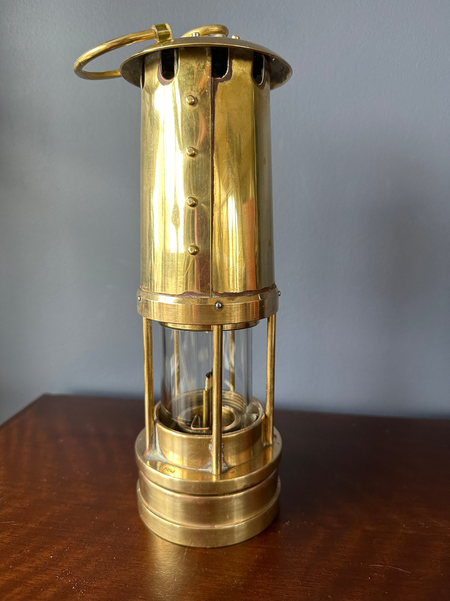 E. Thomas & Williams Brass Miners Lamp