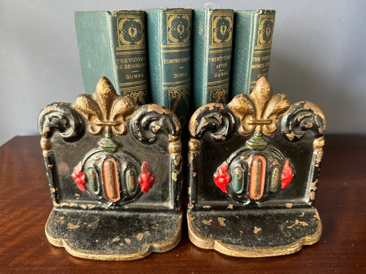 Albany Foundry Fleur-de-Lis Bookends