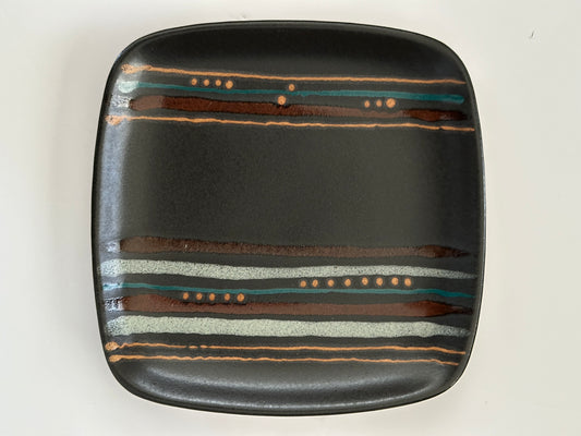 Glidden Pottery “Afrikaans” Square Dish by Fong Chow