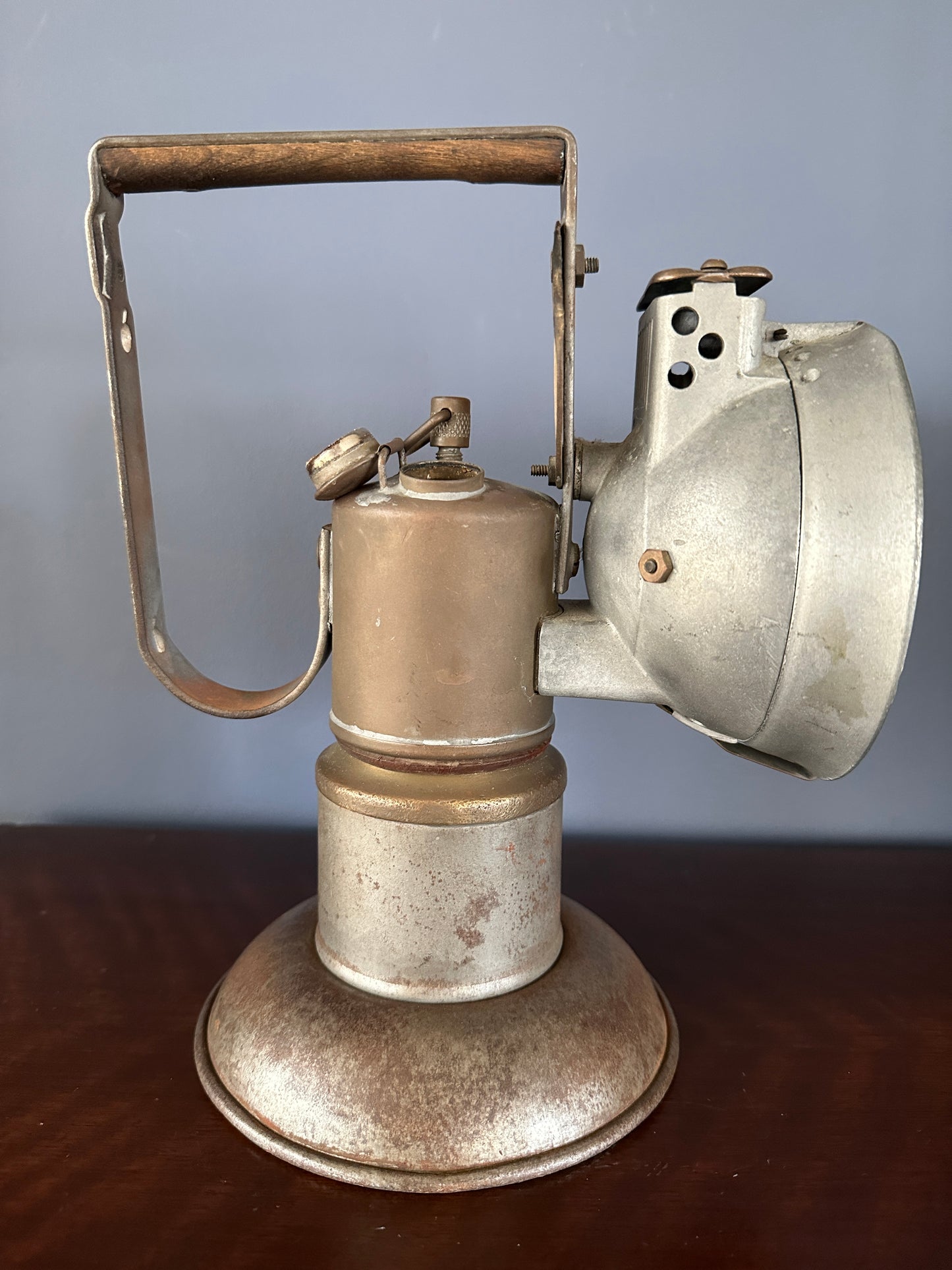 Oxweld No. 2155 Carbide Railroad Inspector's Lamp