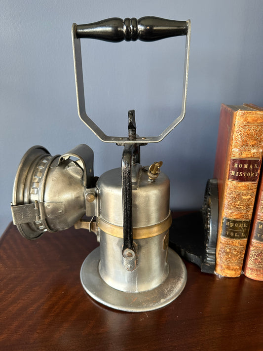 Premier Lamp and Engineering Co "Crestella" Carbide Railway Lantern