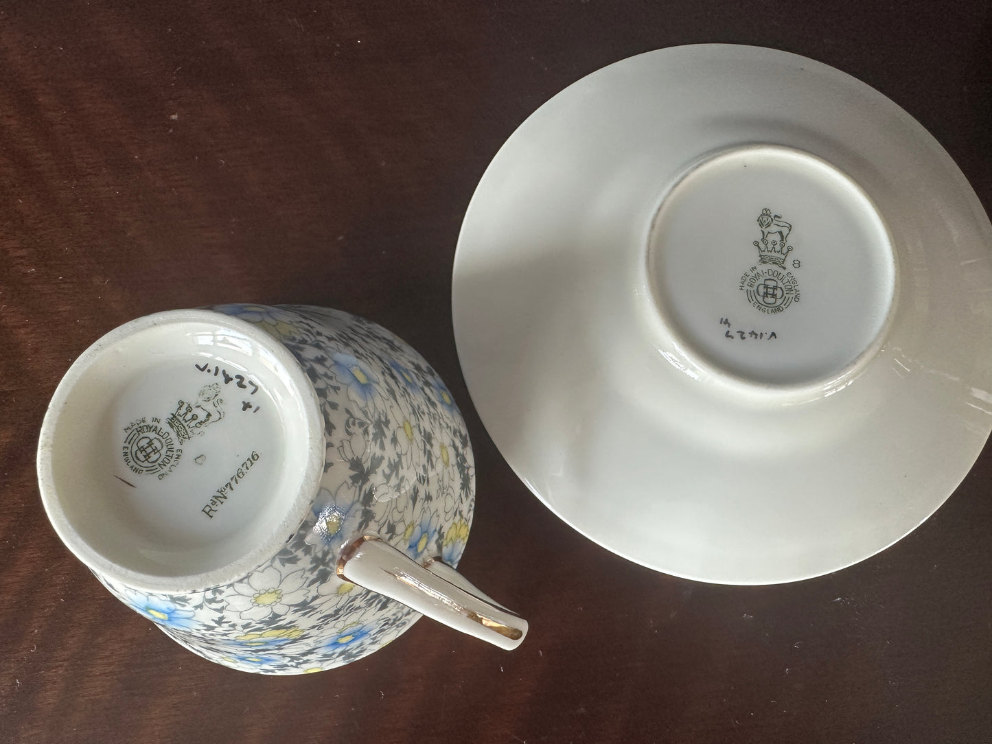 Royal Doulton Art Deco Teacup and Saucer