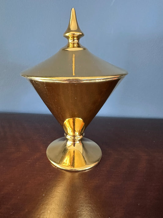 Royal Winton Grimwades "Golden Age" Gordon Candy Dish With Lid