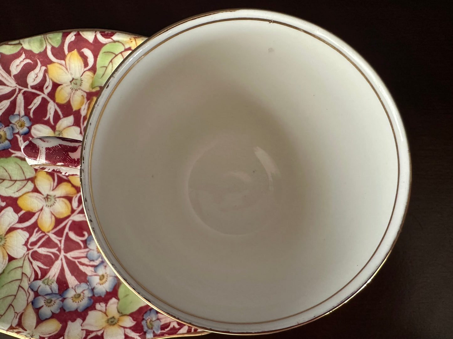 Royal Winton Grimwades "Spring Glory" Chintz Tennis/Snack Set